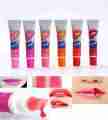 ( Pack of 6 )Waterproof lipstick - Wow Peel Off Lip gloss - Long lasting Lipgloss. 