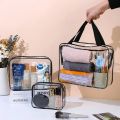 3Size Transparent Toiletry Bags Large Capacity Stroller Bag Travel Organizer Storage Pouch Makeup Cosmetics Bag Multifunction. 