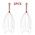 1/2PCS Head Massager Head Scratching Octopus Scalp Non Soul Extractor Divine Tool For Extracting Healthy And Healthy Hair. 