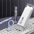 7 in 1 Laptop Keyboard Cleaning Kit Computer Keyboard Cleaner Brush for Earphones Cleaning Pen For iPhone Keycap Puller Set.