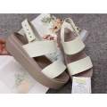 Crocs LiteRide Women’s Mid Wedge Comfy Sandals. 