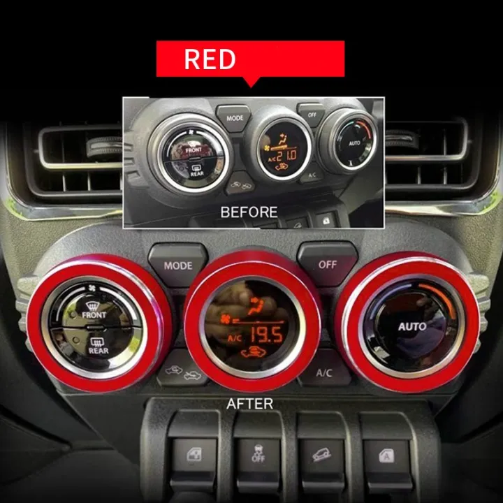 Car%20central%20air%20conditioning%20knob%20aluminum%20alloy%20decorative%20ring%203pcs%20set%20suitable%20for%202019+%20Suzuki%20Jimny%20JB64/JB74%20-%20Image%204