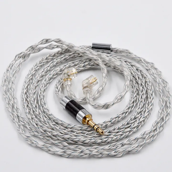 KZ%208%20Core%20Silver%20Blue%20Cable%20Hybrid%20784%20cores%20Silver%20plated%20Upgrade%20Cable%20Earphones%20Wire%20For%20KZ%20EDXPRO%20ZS10PRO%20Decet%20PRX%20ZAR%20-%20Image%202