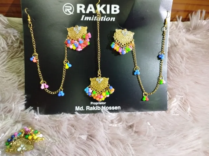 new%20bahubali%20earrings%20tikli%20set%20for%20women%20-%20Image%203