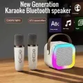 K12 Karaoke Machine Portable Bluetooth 5.3 PA Speaker System with 1-2 Wireless Microphones Home Family Singing Children's Gifts. 