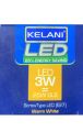 Kelani LED 3W Warm Light Candle Bulb - 2 Years Warranty. 