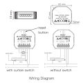 WiFi Mini Smart Curtain Switch Module Roller Blinds Shutter Motor Smart Life Tuya APP Remote Control Work with Alexa  Home. 