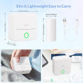 Portable Mini Printer Inkless Bluetooth Portable Photo Printing For Kids - 1080P Instant Camera Printer 2.8 inch IPS Screen, Front and Rear Dual Lens Camera 57mm for Android IOS Fit for Adhesive Label Thermal Papers. 