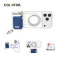 COMITOK iPhone Photo Assistant 1-Click Camera Wake/Lens Flip, DSLR Shutter, Focus/Exposure Control Ergonomic Rechargeable Remote. 