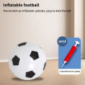 1Set Lightweight Portable Mini Soccer Goal Set with Net, Pump and Ball for Indoor Outdoor Park Beach Training. 