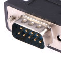 1PC DB9 RS232 Male/Female To RJ45 Female Adapter COM Port to LAN Ethernet Port Converter. 