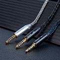 KBEAR ST12 Plus 2m 8 Core Silver-Plated Upgraded IEM Cable With 3.5/4.4mm 2PIN/QDC/MMCX Headphone Cable For KZ Gaming Headset. 