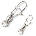 GOBAIT 20PCS Swivel Snap Connector Pin Ball Bearing Rolling Ring Buckle Kit Pesca Lure Line Connect Cross Lock Fishing Tools. 