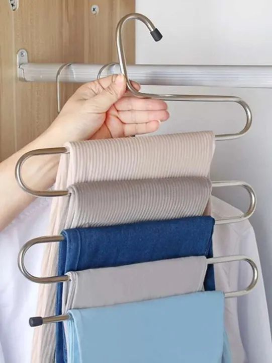 5%20Layers%20Magic%20Hanger%20for%20Wardrobe,%20Sarees%20Pants%20Scarfs%20&%20Other%20Clothes%20Plastic%20Multi%20Purpose%20Hanger,%20-%20Image%204