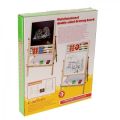 Double Sided Drawing Board – Multifunctional 6 in 1 educational board kid learning board. 