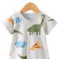 Cotton Romper Summer Kids Baby Cartoon Clothes Toddler Short Sleeved Climb Clothes Jumpsuit Infant Costume Newborn Bodysuits New. 