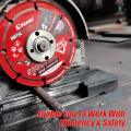 EZARC Diamond Cutting Wheel 3X3/8 Inch & 4-1/2X7/8 Inch for Metal,Cut Off Wheel with 5000+ Cuts on Rebar,Steel,Iron and INOX. 