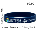 1pc/2pcs autism wristband silicone bracelet2.