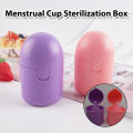 1Pcs Menstrual Cup Sterilizer Feminine Hygiene Cup For Menstrual Period Box. 