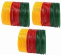 1 Dorzen Red & Hreen & Yellow Glass Bangles Set/ Multi Bangle Set/Red Bangle aset/Yellow Bamgle Set/Green Bangle Set/Beautiful Bangle Set, Sold By Click To Pack360. 