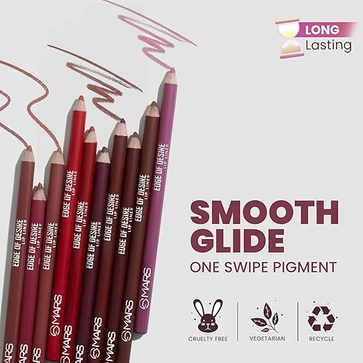 MARS%20Matte%20Lip%20Liner%20%7C%20One%20Swipe%20Smooth%20Application%20%7C%20Long%20Lasting%20Lip%20Pencil%20(1.4gm)%20-%20Image%205