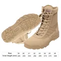 Men Boots Winter Desert Boots Outdoor Trekking Camping Boots Waterproof Non-Slip Man Warm High Boots. 