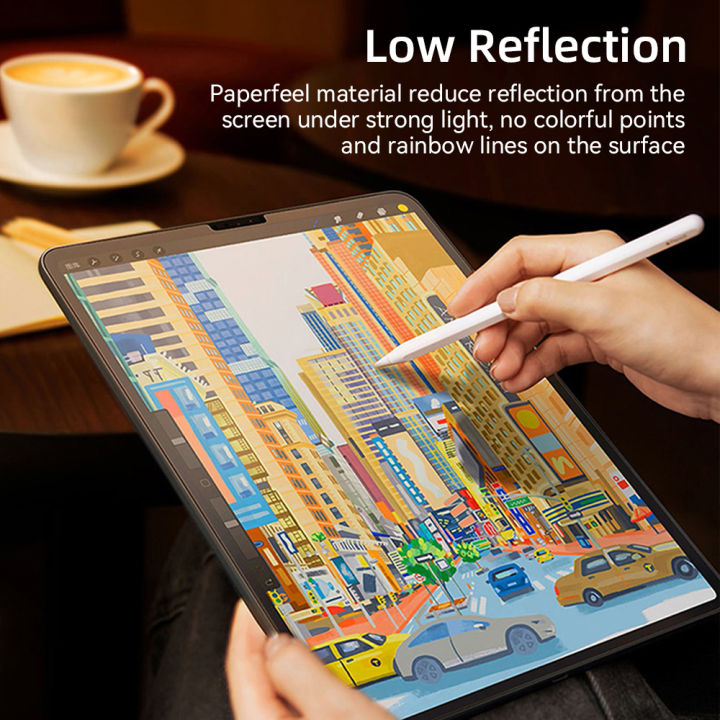 For%20iPad%20Air%206%202024%20Pro%2011/13%20M4%20Screen%20Protector%20Film%20%20Paper%20Feel%20Matte%20PET%20Painting%20for%20iPad%207th%208th%209th%2010th%20Generation%20-%20Image%202