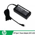 HP Laptop Adapter Charger Type-C / USB-C 65W 20V~1.5A / 20V~2.1A / 15V~3A / 12V~3A / 5V~2A. 