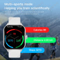 Smart Watch For Android IOS Watches 2.01inch HD Display Bluetooth Call Message Alert Music Sports Mode Smartwatch Men Women .
