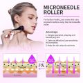 Derma Roller Microneedle, 540 Stainless Steel Micro Needles, 0.3mm Facial Skin Care Microneedle Roller, Home Use for Face Care Beauty Massage Tools, Sliver. 