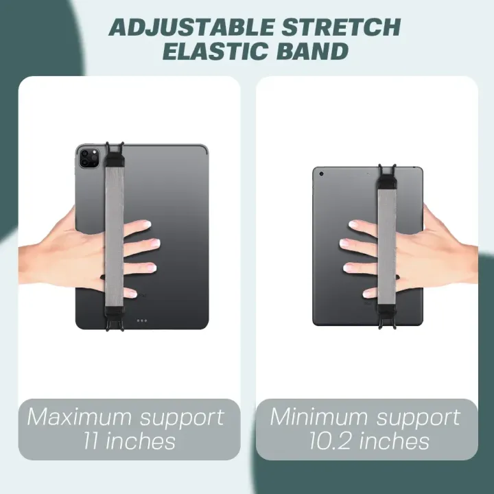 2PCS%20Tablet%20Stand%20Holder%20for%20iPad%209.7/10%20inch%20Generic%20Hand%20Strap%20Leather%20Handle%20Grip%20Security%20Hand-Strap%20for%20iPad/Xiaomi/Samsung%20-%20Image%204
