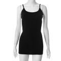 Summer  Backless Y2K Black Women Mini Dress Outfits Party Club Sleeveless Bodycon Short Dresses Vestido Beach Vacation . 