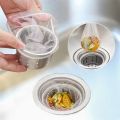100/500Pcs Disposable Kitchen Sink Filter Sewer Drain Anti-blocking Garbage Bag Pool Leak Mesh Bag Strainer Sink Garbage Net. 