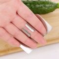 Finger Guard Finger Protectors Stainless Steel Finger Hand Cut Protect Knife Safe Use Creative Kitchen Products Gadgets Tools. 