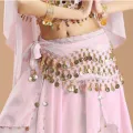 Latin Dance Skirts Performance Costume Shiny Sequin Clubwear Thailand Dancing Chains Belts Indian Hip Skirts Bling Skirts Sexy. 