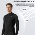 RION Men's Cycling Jersey Winter Thermal Fleece Jerseys UPF 50+ Sun Protection MTB Bicycle Clothing Bike Shirts Riding Windproof. 