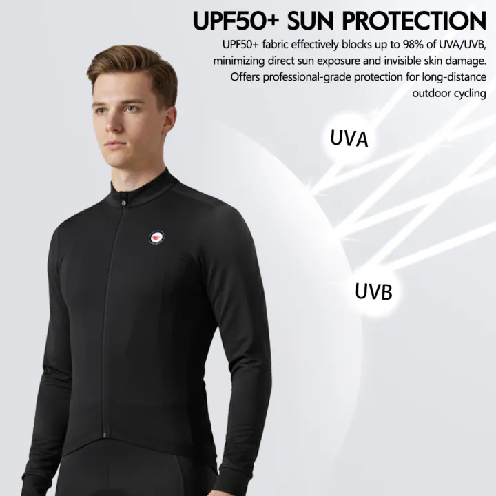 RION%20Men's%20Cycling%20Jersey%20Winter%20Thermal%20Fleece%20Jerseys%20UPF%2050+%20Sun%20Protection%20MTB%20Bicycle%20Clothing%20Bike%20Shirts%20Riding%20Windproof%20-%20Image%202