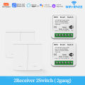 Tuya Smart WiFi Switch For Lighting RF 433MHz Wireless Switch Smart Life APP Voice Control Work With Alexa  Home Alice. 