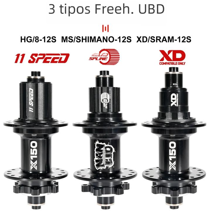 NanLio%20X150%20MTB%20Bike%20Hub%20%7C%20150%20Clicks%206%20Pawls%203%20Teeth%20Loud%20Sound%20%7C%20Sealed%20Bearings%2024/28/32/36H%20%7C%208%E2%80%9312%20Speed%20HG%20XD%20MS%20Compatible%20-%20Image%204