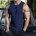 Summer Men's Gym Tank Top Fitness Training Clothing Quick-drying Loose Bodybuilding Sleeveless Shirt Men Fashion Basketball Vest. 