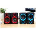 Ft-165 Computer Speakers With Heavy Bass,Subwoofer, Volume Control, 3.5mm Audio, USB Wired Powered Built-in Four Loudspeaker Diaphragm Multimedia Speaker for PC/Laptops/desktop/ Computer - High Quality By Qs. 