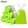 100PCS Drawstring Trash Bags, Thickened Large Kitchen Garbage Bags, Auto Pull & Tie Tall Kitchen Bags For Home. 