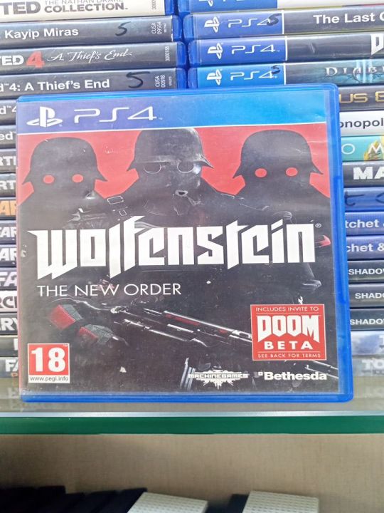 PS4 Game Wolfenstein The new order Playstation 4 dvd Wolfenstein The new