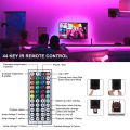 Rgb Lighting Controller 12v 4pin Rgb LED Lights Controller Box Receiver Smart Controller 44key Remote RGB Led Controller. 