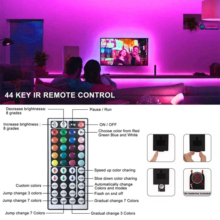 Rgb%20Lighting%20Controller%2012v%204pin%20Rgb%20LED%20Lights%20Controller%20Box%20Receiver%20Smart%20Controller%2044key%20Remote%20RGB%20Led%20Controller%20-%20Image%204
