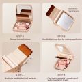 Traceless Soft Brush Puff Set, Ultra-thin Portable with Built-in Puff Mirror, Flawless Base Makeup Brush. 
