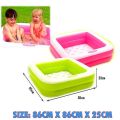 Intex 57100 Square Type 86cm x 86cm x 25cm Inflatable swimming pool for kids ages 1-3. 