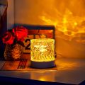Water Ripple Lamp USB Water Night Light Romantic Atmosphere Ocean Light Projector for Party Bedroom Home Living Room Holiday. 