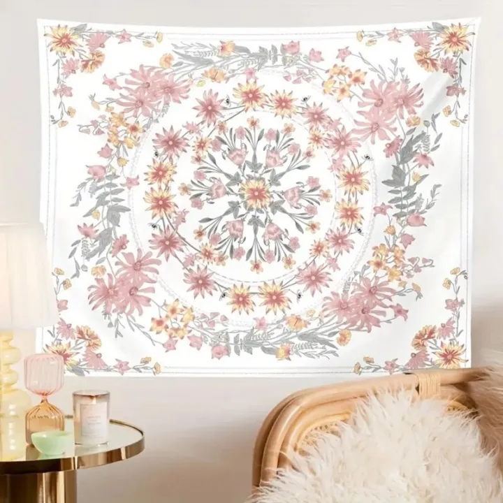 1pc%20Bohemian%20Floral%20Psychedelic%20Tapestry%20Wall%20Hanging%20Indian%20Mandala%20Tapestry%20Wall%20Hangings%20Decor%20For%20Living%20Room%20Bedroom%20Decor%20-%20Image%206