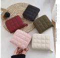 Mini Women's Short Zipper Zero Wallet Soft Leather Bag Anti-theft Feature Simple Classic Printed Cartoon Geometric Letter.